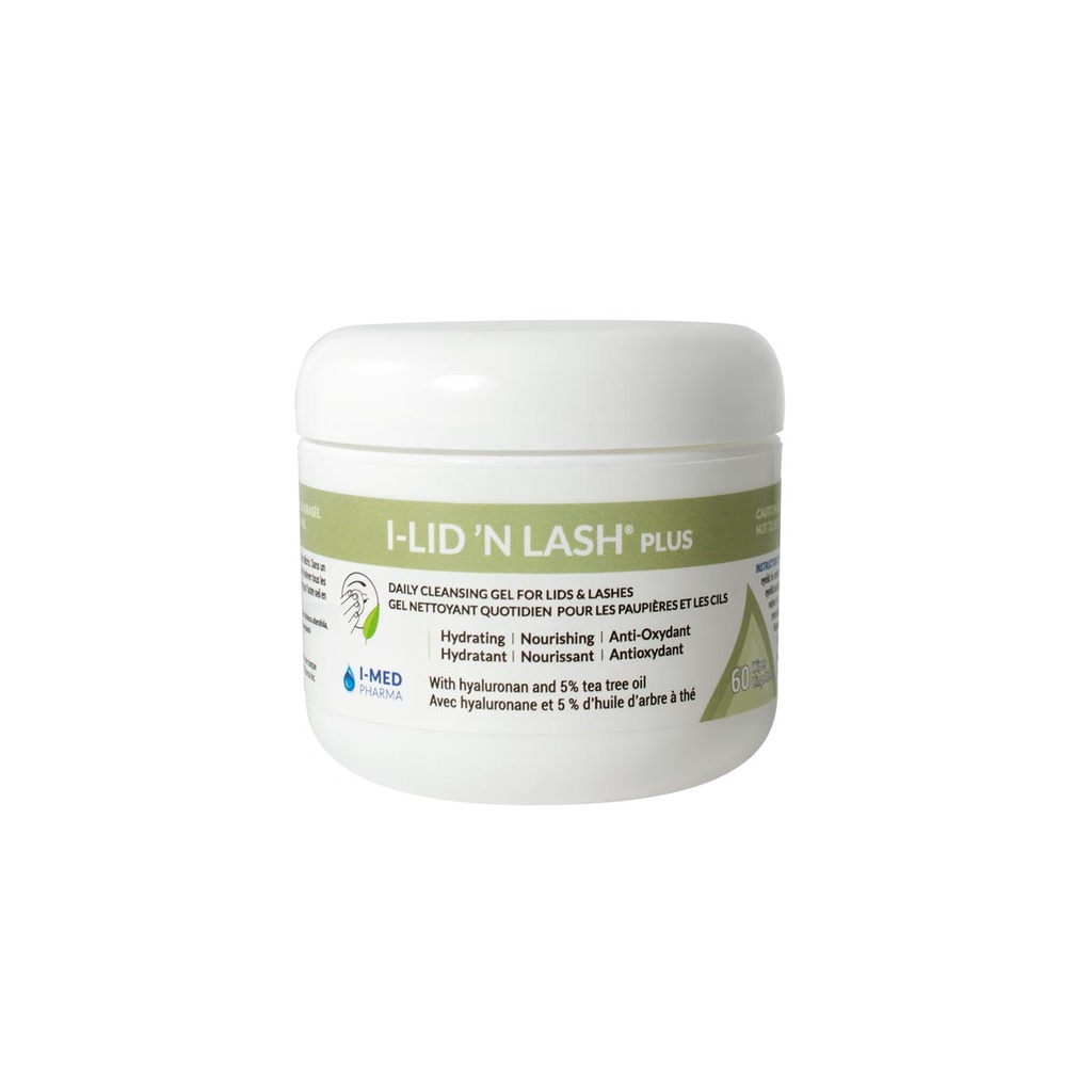 I-LID N LASH PLUS 60 lingettes a 5 % d’huile d’arbre à thé