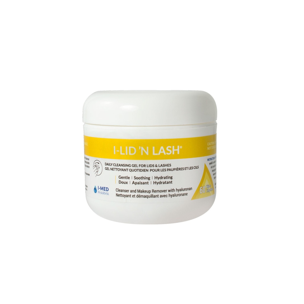 I-LID N LASH 60 lingettes Acide Hyaluronique