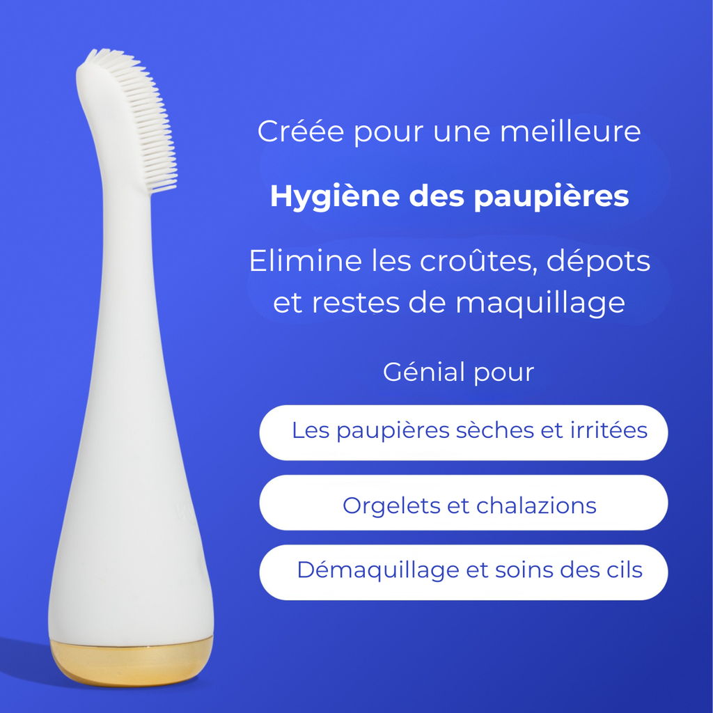Brosse électrique pour paupières Blinkjoy | Hygiène des cils et paupières