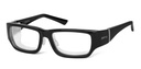 [S-040540] Modèle SEACREST (Verres Blancs sans correction, Transparente, Noire Brillante)